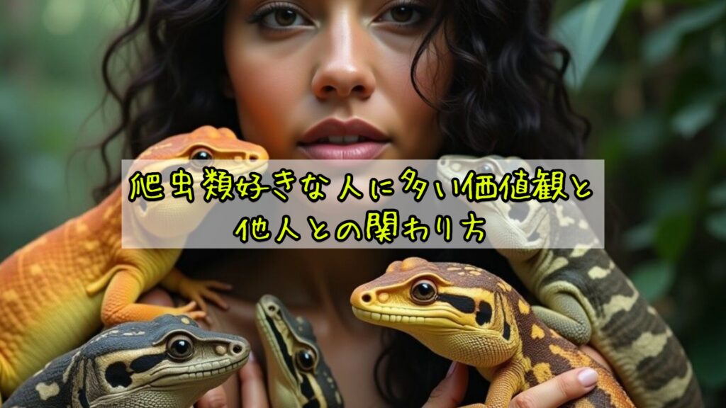 爬虫類好きな女の性格は？心理や恋愛傾向・周囲の印象まで徹底分析 ...