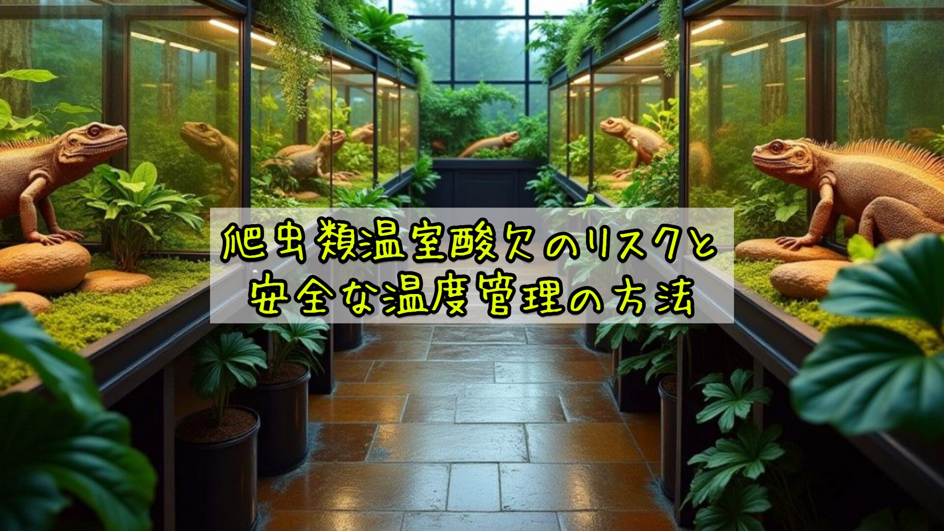 爬虫類温室酸欠のリスクと安全な温度管理の方法 | エキゾチック