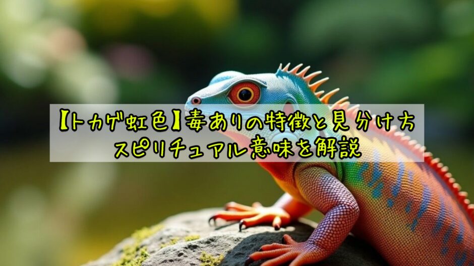 【トカゲ虹色】毒ありの特徴と見分け方・スピリチュアル意味を解説