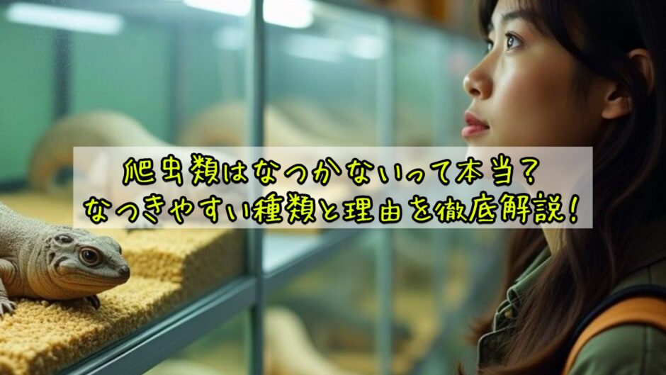 爬虫類はなつかないって本当？なつきやすい種類と理由を徹底解説！
