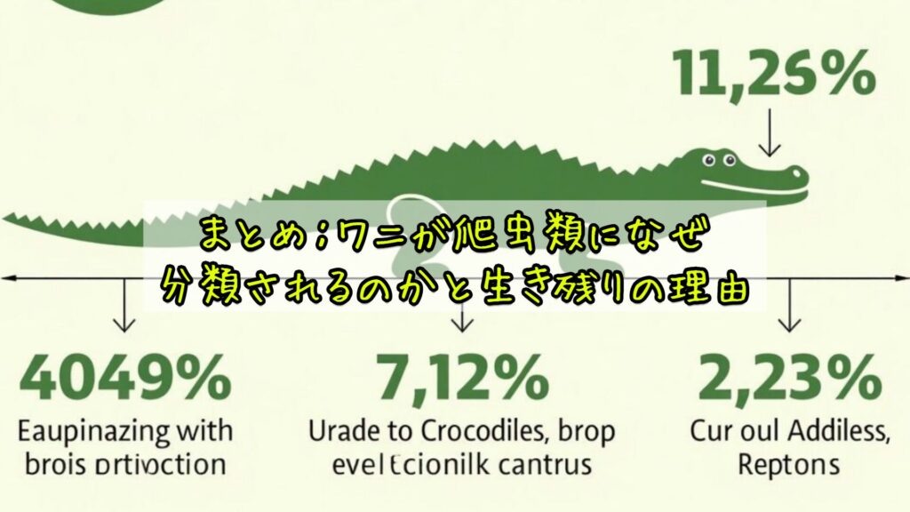 まとめ：ワニが爬虫類になぜ分類されるのかと生き残りの理由