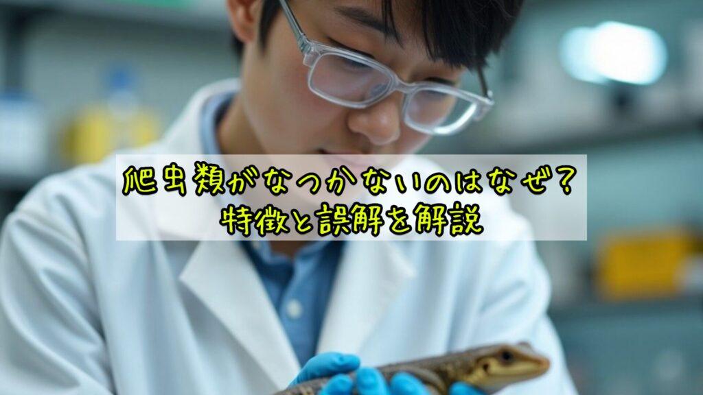 爬虫類がなつかないのはなぜ？特徴と誤解を解説