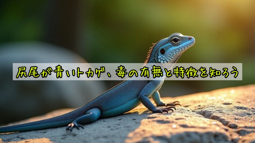 尻尾が青いトカゲ、毒の有無と特徴を知ろう