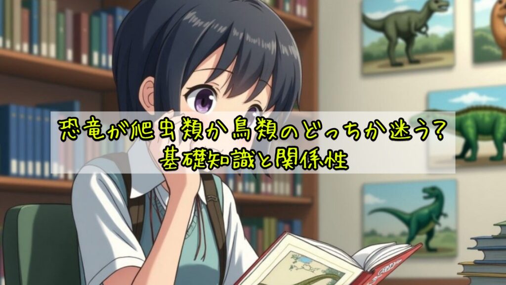 恐竜が爬虫類か鳥類のどっちか迷う？基礎知識と関係性