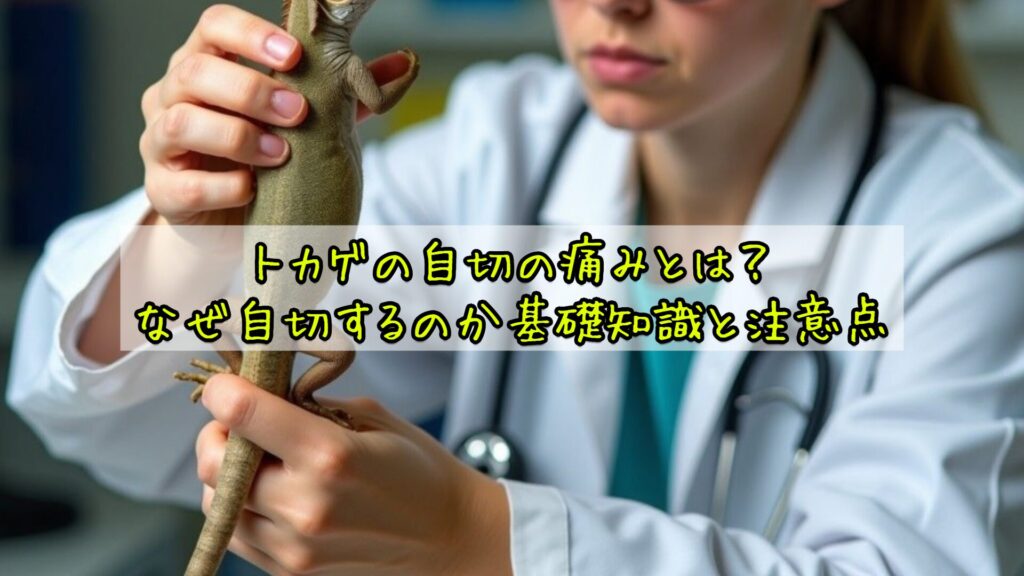 トカゲの自切の痛みとは？なぜ自切するのか基礎知識と注意点
