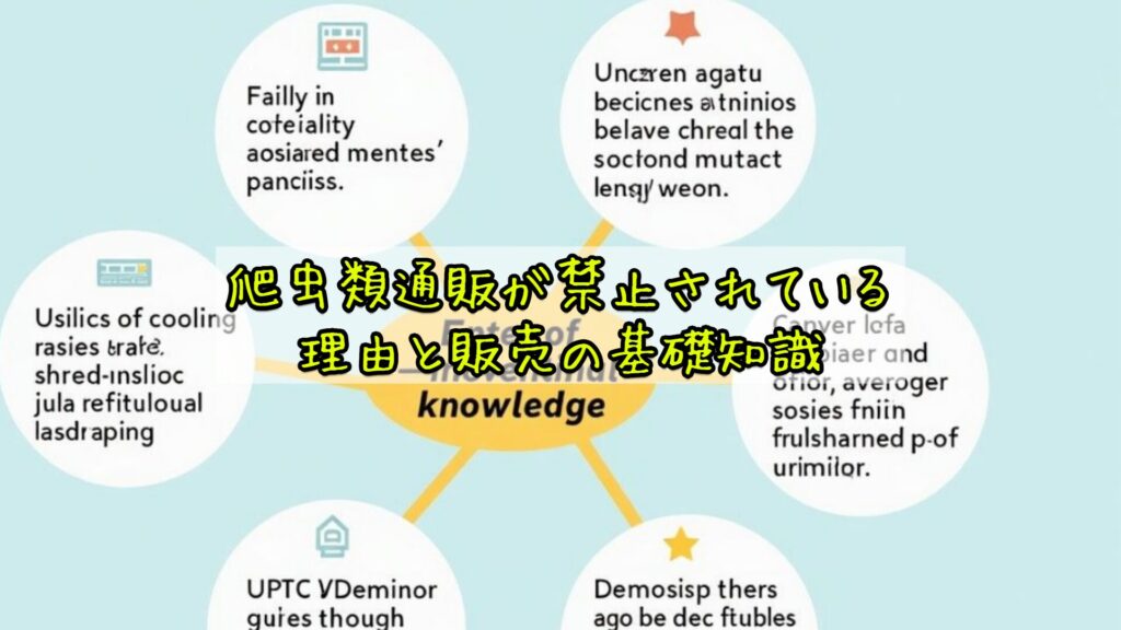 爬虫類通販が禁止されている理由と販売の基礎知識