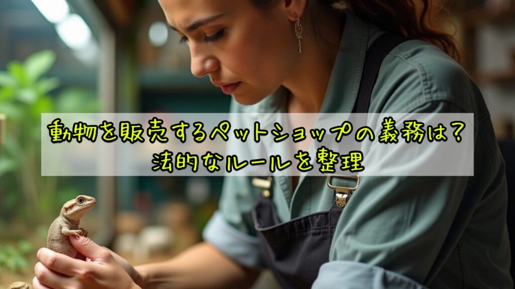 動物を販売するペットショップの義務は?法的なルールを整理