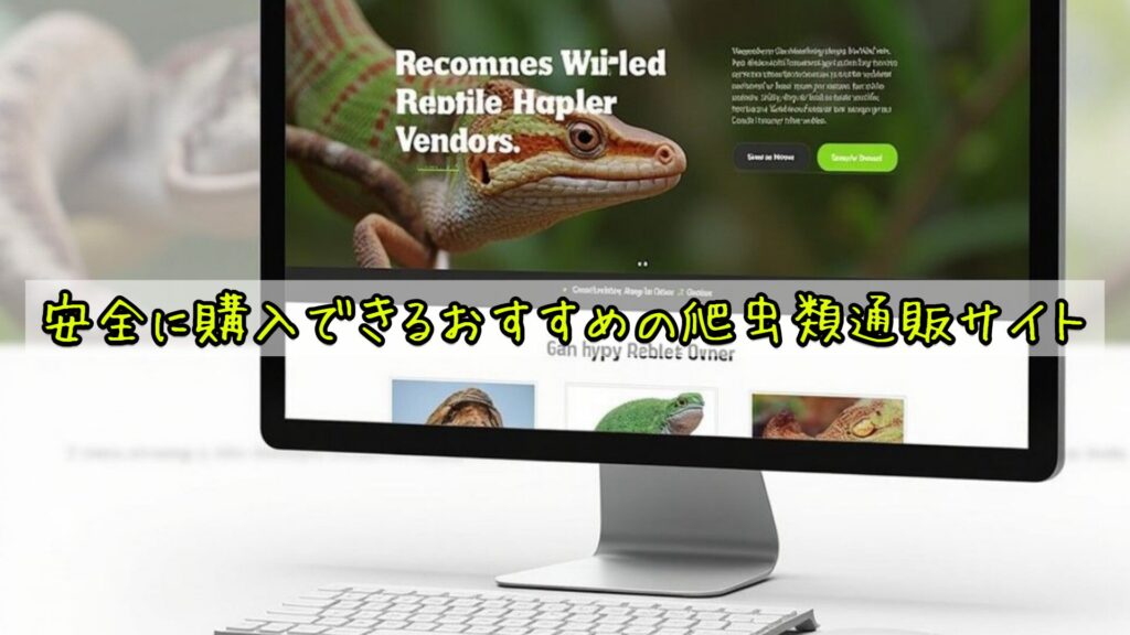 安全に購入できるおすすめの爬虫類通販サイト