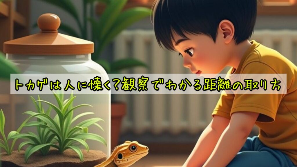 トカゲは人に懐く？観察でわかる距離の取り方