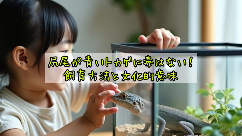 尻尾が青いトカゲに毒はない！飼育方法と文化的意味