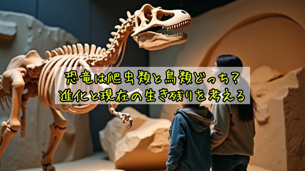 恐竜は爬虫類と鳥類どっち？進化と現在の生き残りを考える