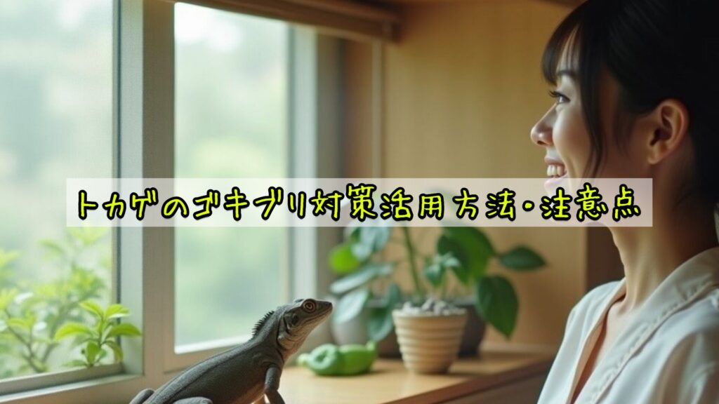 トカゲのゴキブリ対策活用方法・注意点
