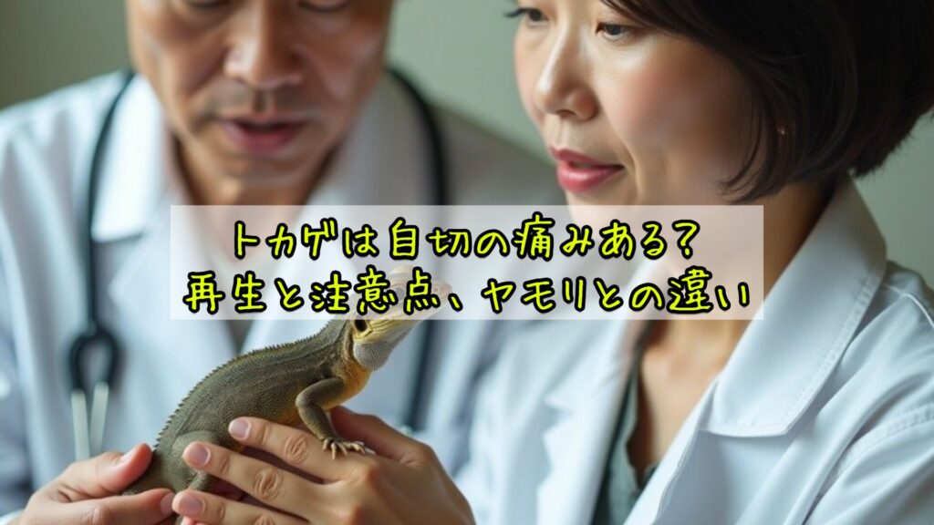 トカゲは自切の痛みある？再生と注意点、ヤモリとの違い