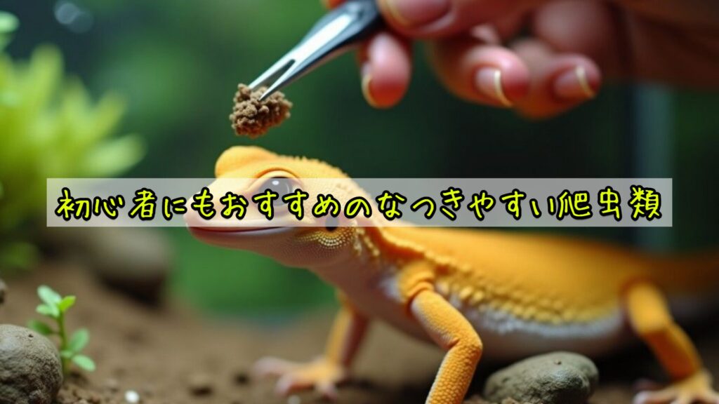 初心者にもおすすめのなつきやすい爬虫類