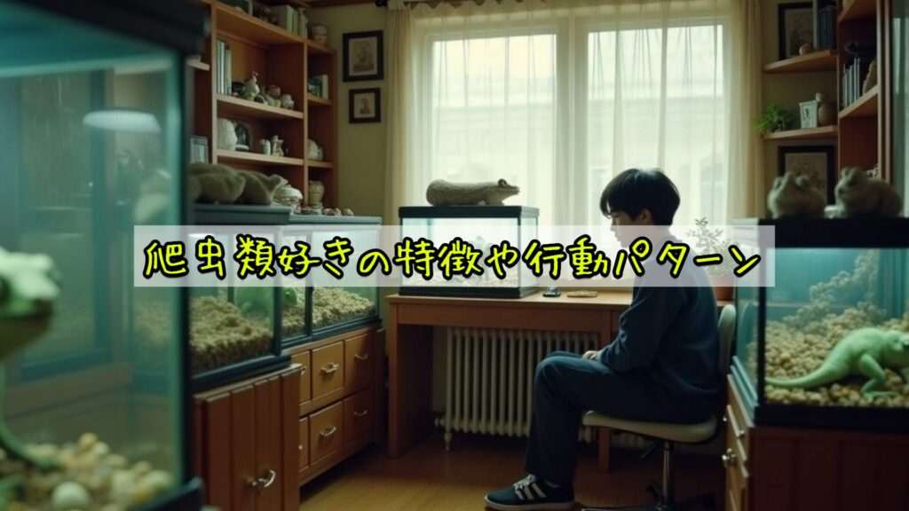 爬虫類好きの特徴や行動パターン