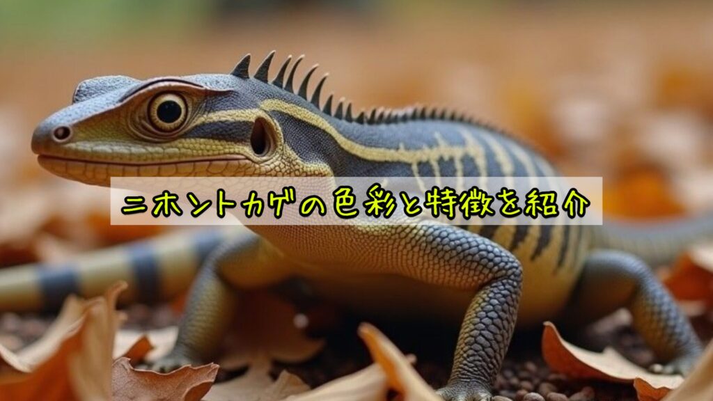 ニホントカゲの色彩と特徴を紹介