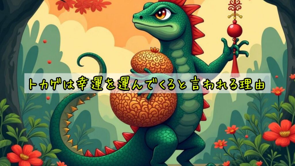 トカゲは幸運を運んでくると言われる理由