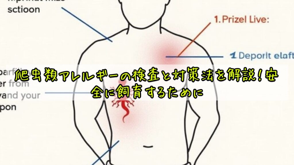 爬虫類アレルギーの検査と対策法を解説!安全に飼育するために