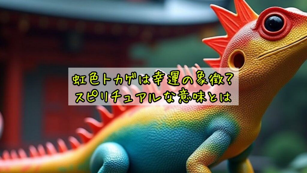 虹色トカゲは幸運の象徴？スピリチュアルな意味とは