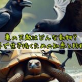 亀の天敵はどんな動物？自然界で生き抜くための知恵と防御本能