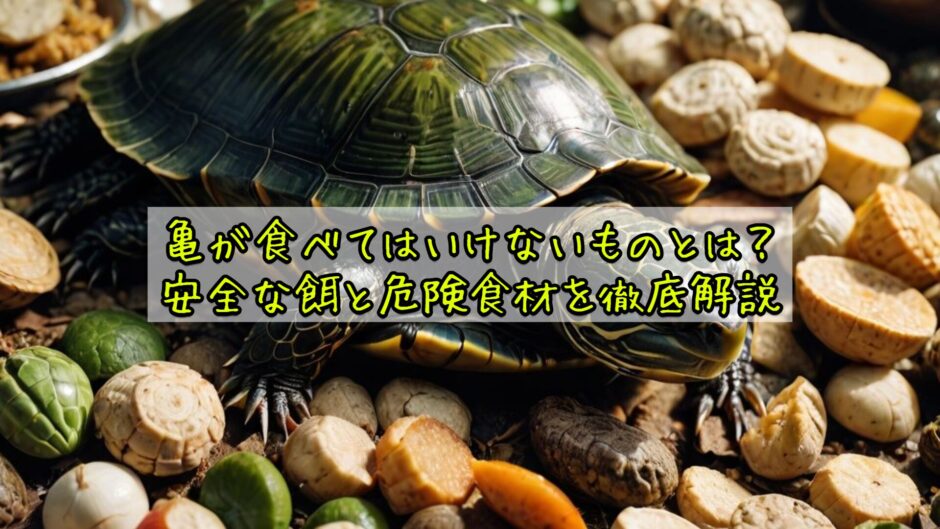 亀が食べてはいけないものとは？安全な餌と危険食材を徹底解説