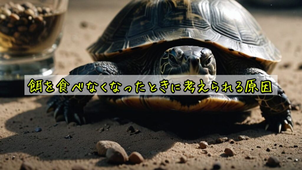 餌を食べなくなったときに考えられる原因