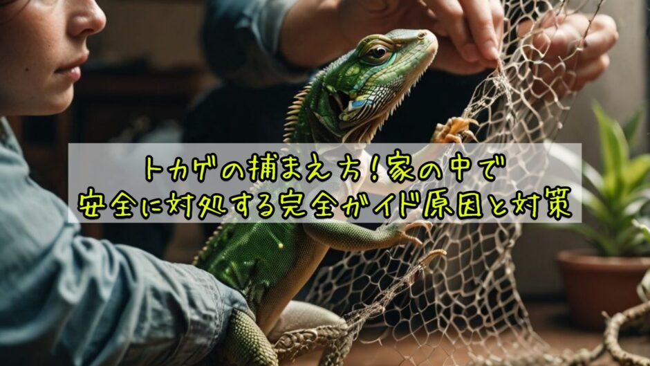 トカゲの捕まえ方！家の中で安全に対処する完全ガイド原因と対策