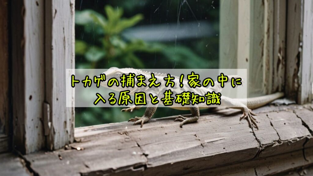 トカゲの捕まえ方！家の中に入る原因と基礎知識
