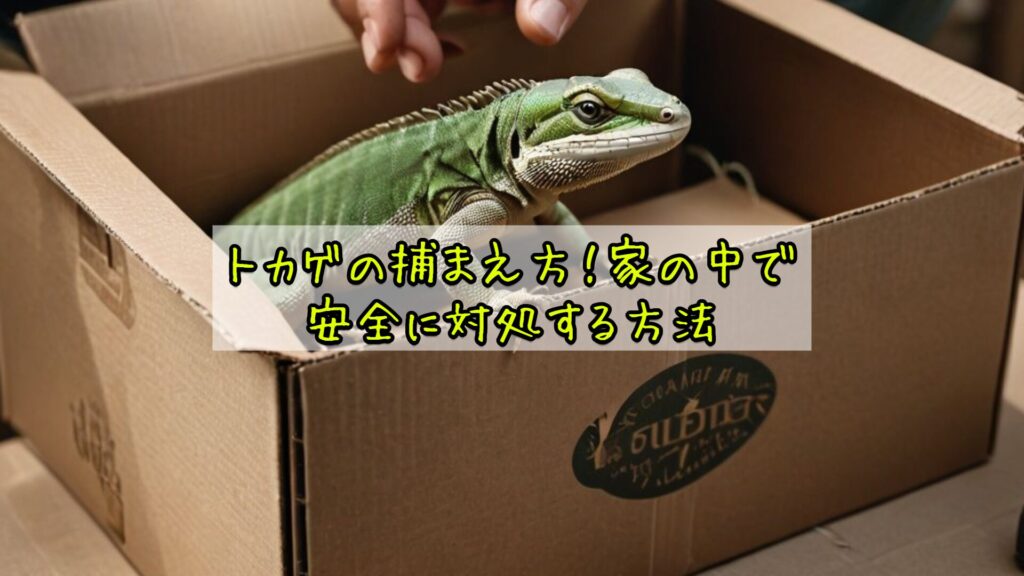 トカゲの捕まえ方！家の中で安全に対処する方法