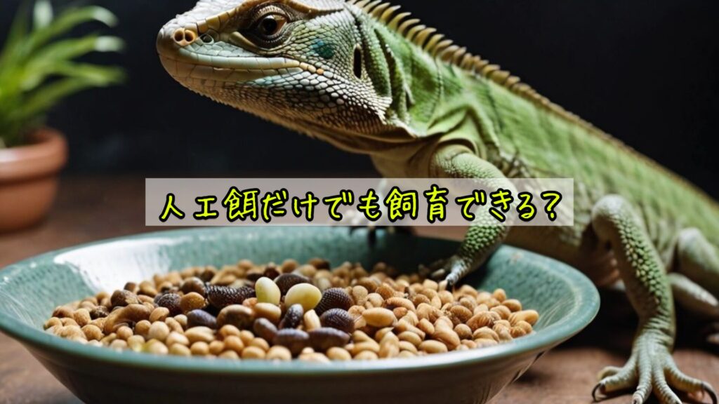 人工餌だけでも飼育できる？