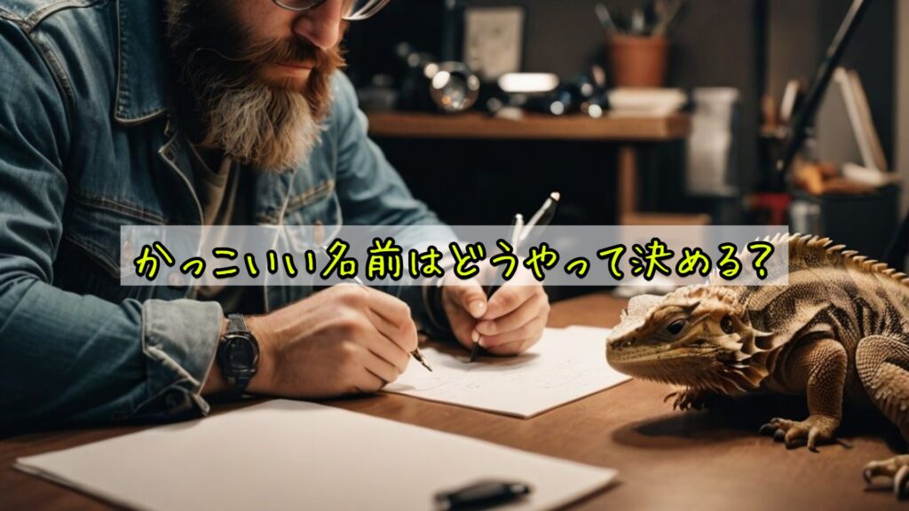 かっこいい名前はどうやって決める?