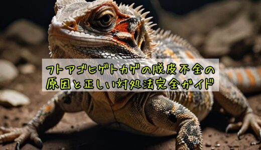 フトアゴヒゲトカゲの脱皮不全の原因と正しい対処法完全ガイド