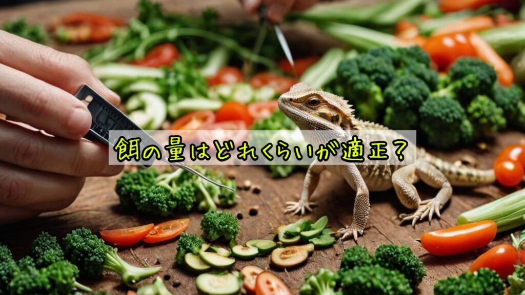 餌の量はどれくらいが適正？