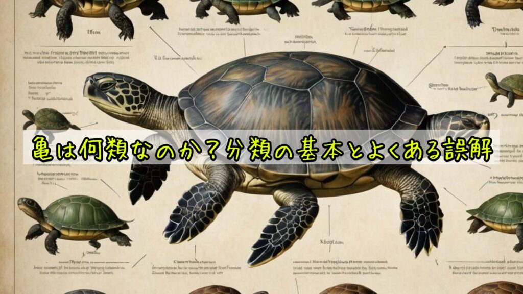 亀は何類なのか？分類の基本とよくある誤解