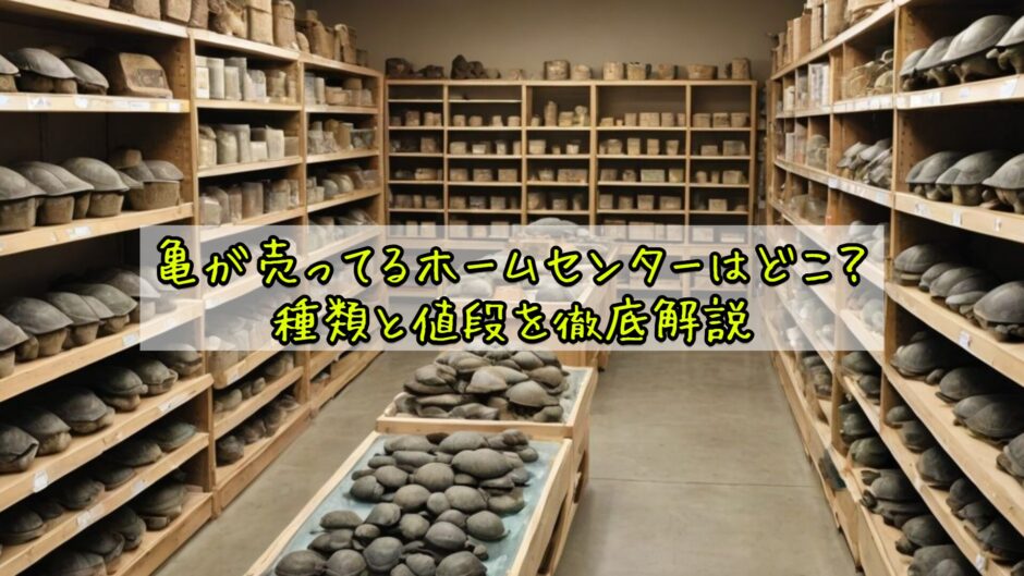 亀が売ってるホームセンターはどこ？種類と値段を徹底解説