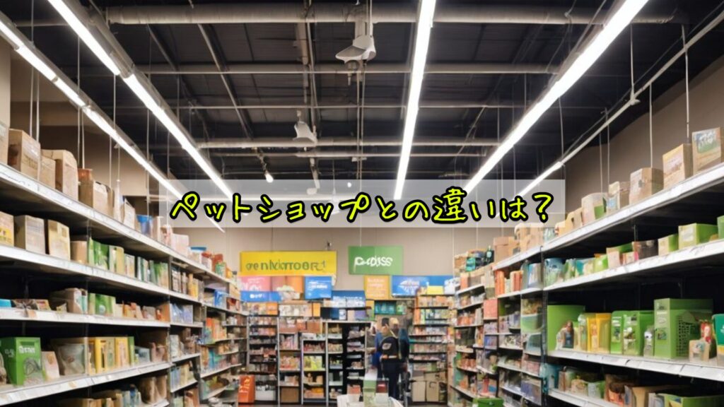 ペットショップとの違いは？