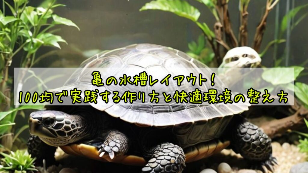 亀の水槽レイアウト！100均で実践する作り方と快適環境の整え方