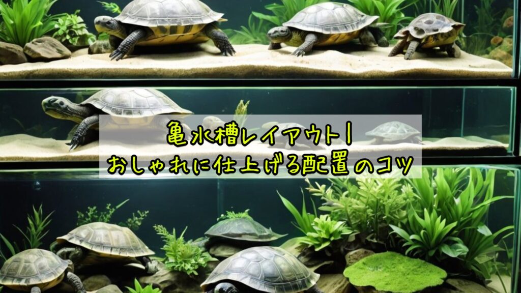 亀水槽レイアウト｜おしゃれに仕上げる配置のコツ