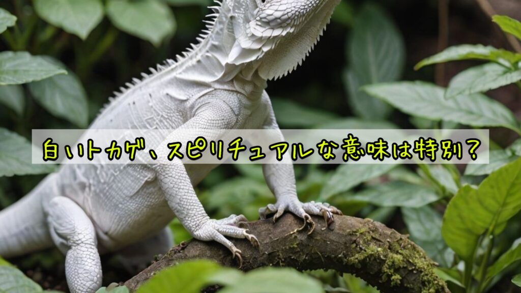 白いトカゲ、スピリチュアルな意味は特別？
