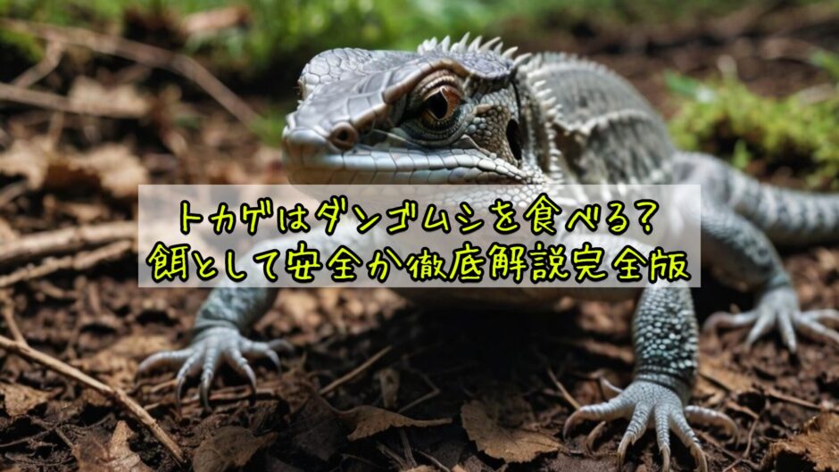 トカゲはダンゴムシを食べる？餌として安全か徹底解説完全版