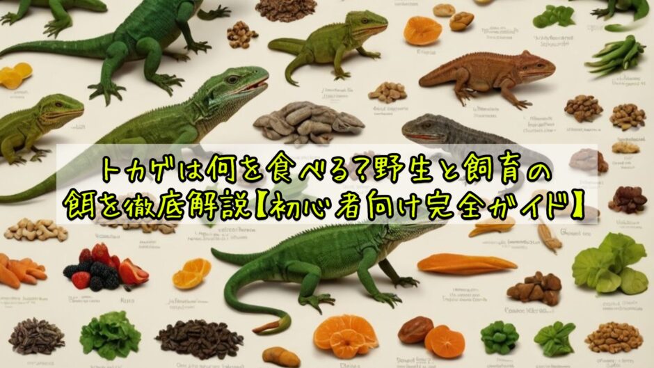 トカゲは何を食べる？野生と飼育の餌を徹底解説【初心者向け完全ガイド】