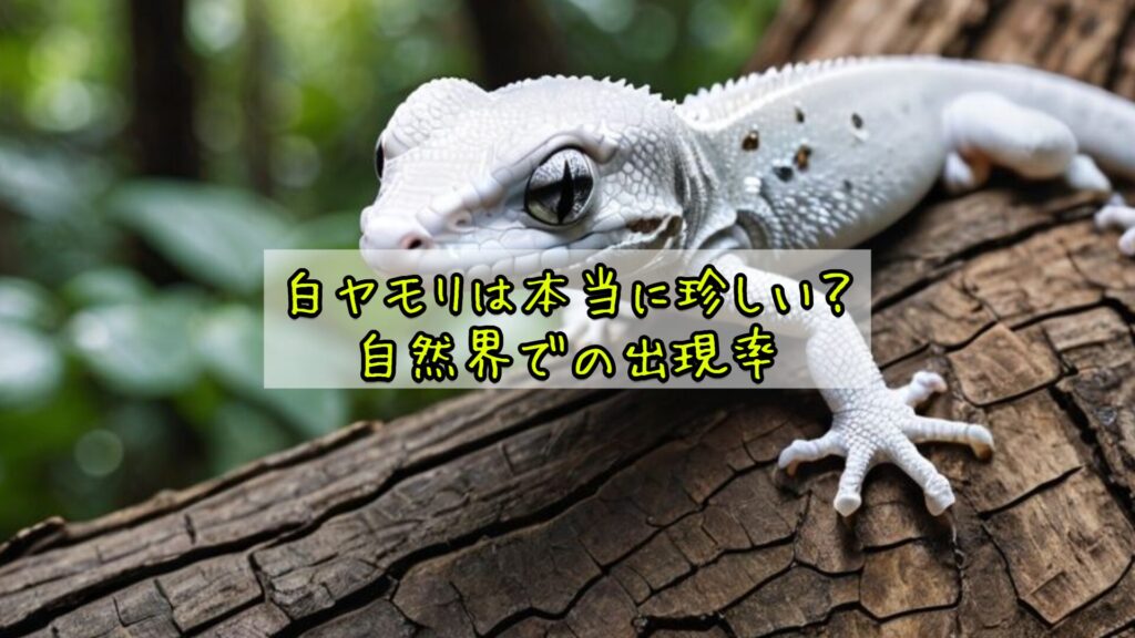 白ヤモリは本当に珍しい?自然界での出現率