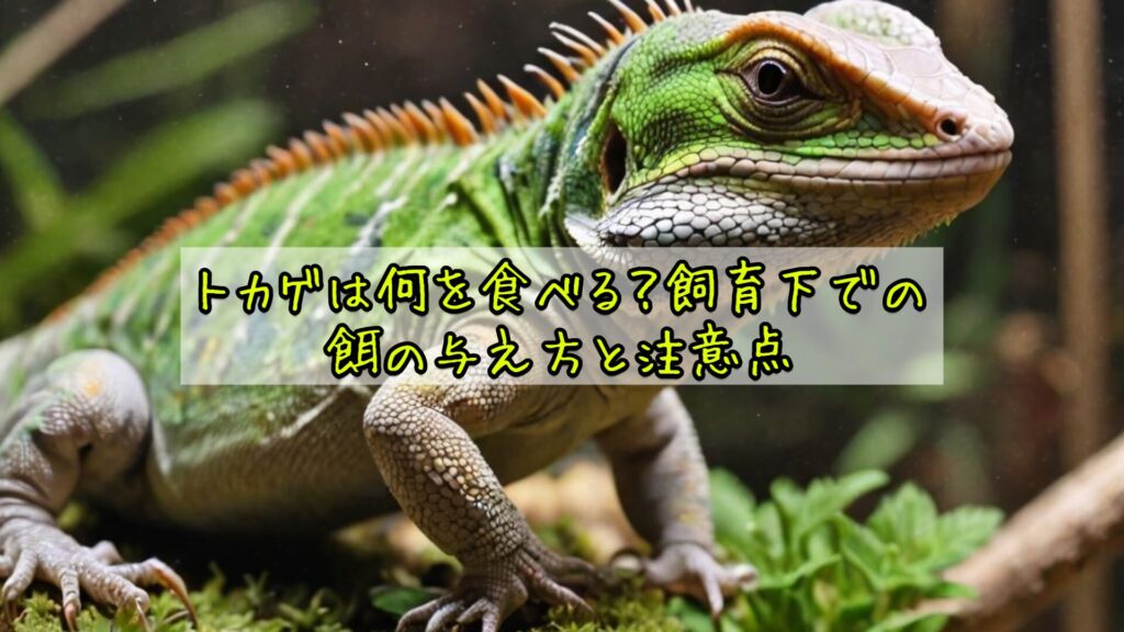 トカゲは何を食べる?飼育下での餌の与え方と注意点