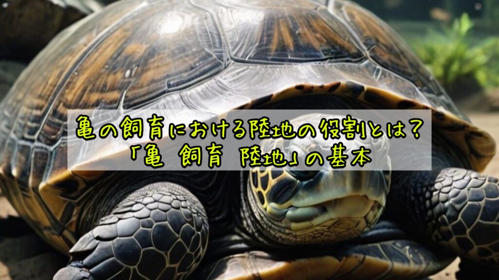 亀の飼育における陸地の役割とは？「亀 飼育 陸地」の基本