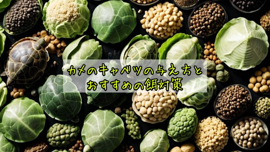 カメのキャベツの与え方とおすすめの餌対策