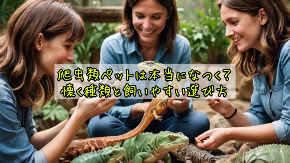 爬虫類ペットは本当になつく？懐く種類と飼いやすい選び方