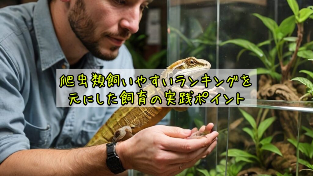 爬虫類飼いやすいランキングを元にした飼育の実践ポイント
