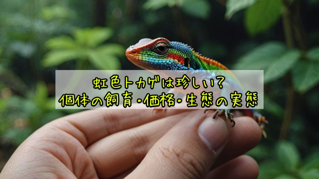 虹色トカゲは珍しい？個体の飼育・価格・生態の実態