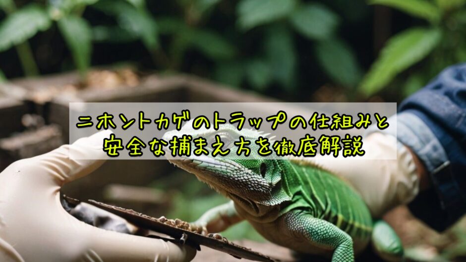 ニホントカゲのトラップの仕組みと安全な捕まえ方を徹底解説