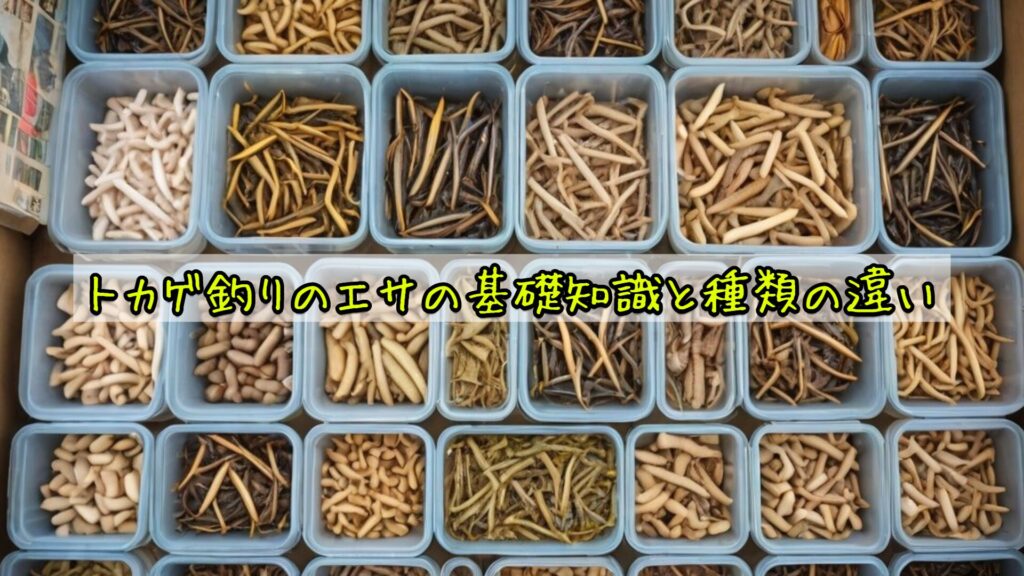 トカゲ釣りのエサの基礎知識と種類の違い